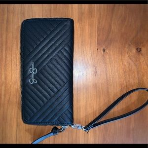 Jessica Simpson black wallet/wristlet